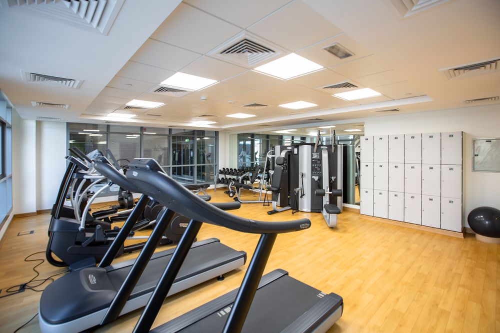 Modern gym equipment