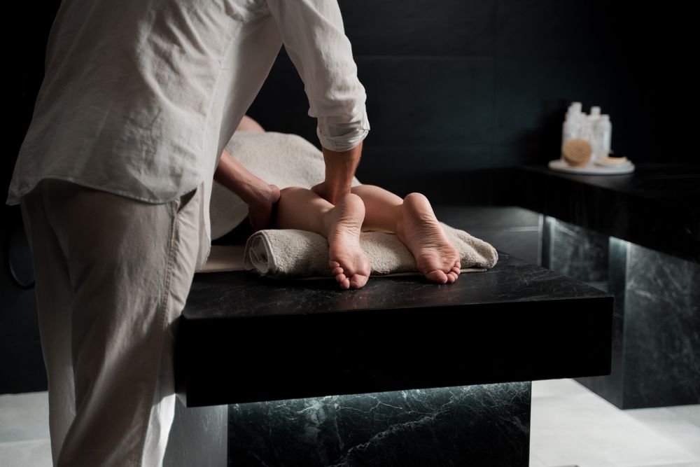 Spa treatment room