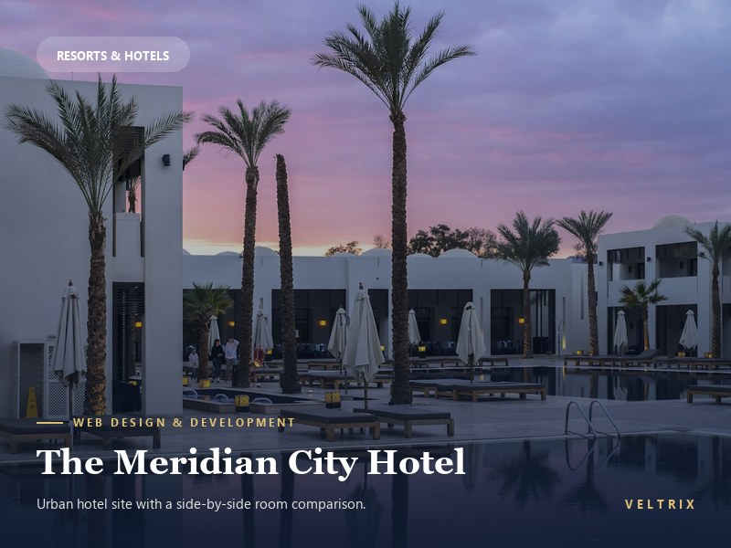 City hotel website design