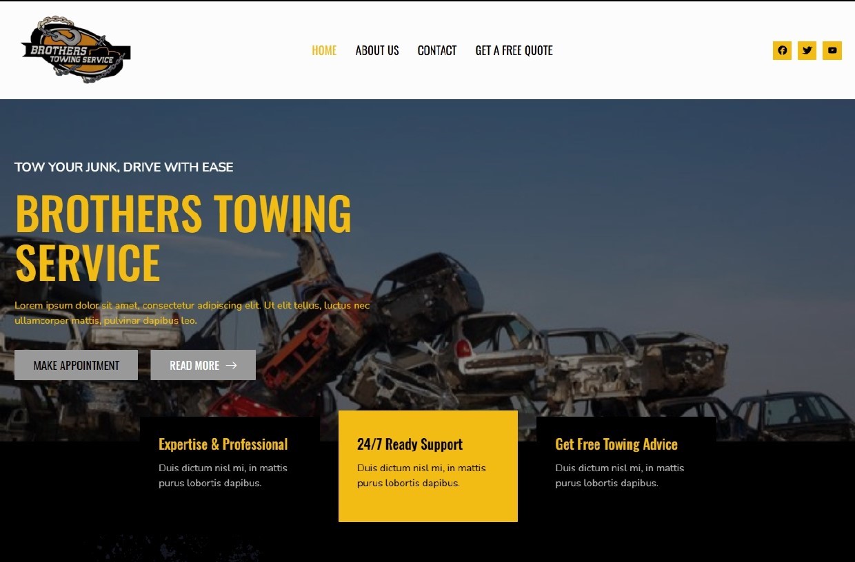Local service business website design